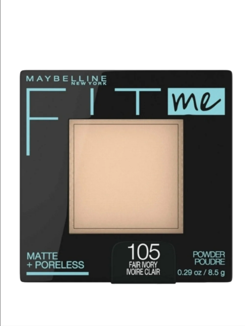 4 x Maybelline Fit Me Matte + Poreless Pressed Face Powder, 105 Fair Ivory